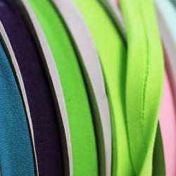 Jersey Biastape 20mm 5 Colors x 25 Meter Bundle Package