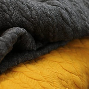 Cable Knit Jacquard Fabric