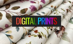 Jersey Cotton Fabric Digital Print