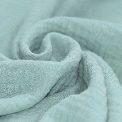 Double Gauze Fabric Sea Green