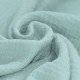 Tissu Double Gaze De Coton Mer Verte - (Tissu Double Gaze De Coton)