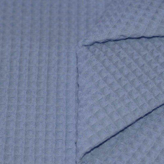 Waffelstoff Piqué Jeans - (Waffelstoffe Piqué)