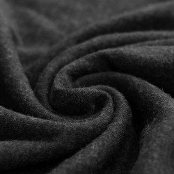 Angora Jersey Fabric Black