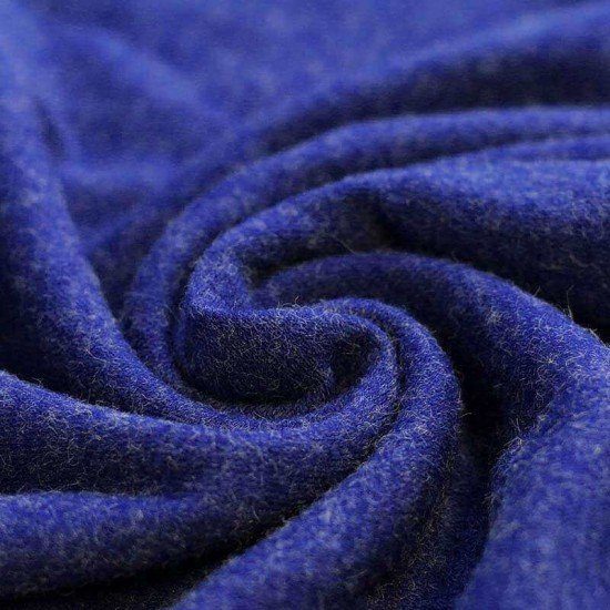 Angora Strikstof Kobolt - (Fashion Stoffer)