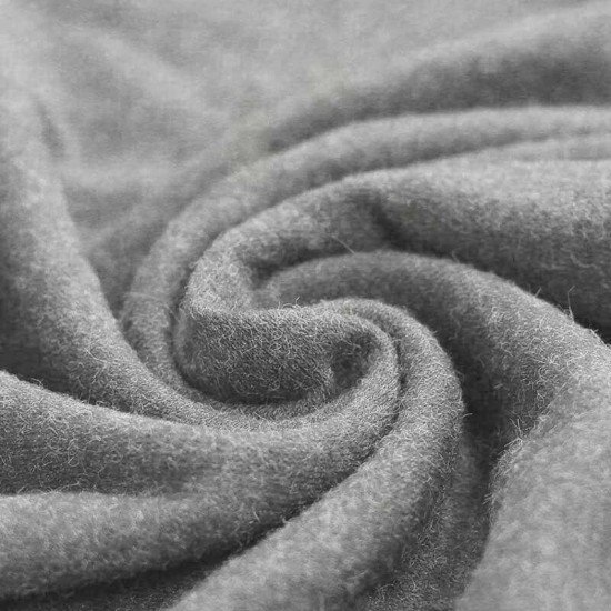 Angora Jersey Fabric Grey Melange