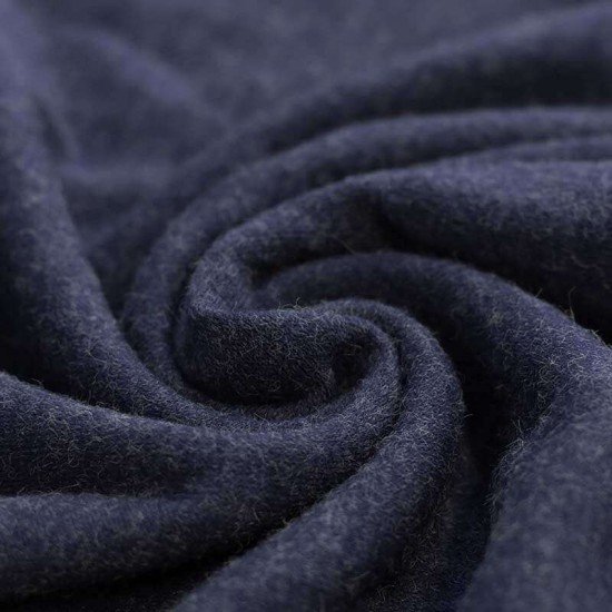 Angora Strikstof Navy - (Fashion Stoffer)