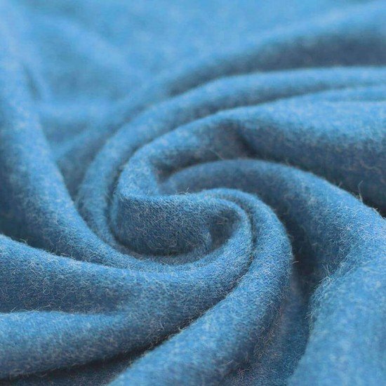 Angora Strikstof Petrol - (Fashion Stoffer)