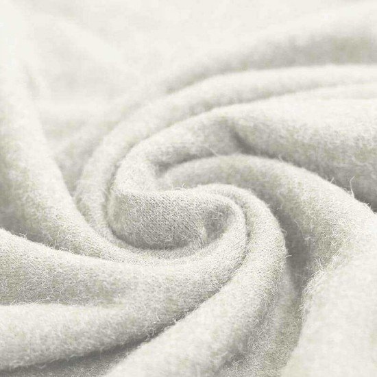 Angora Jersey Fabric Ecru - (Fashion Fabrics)