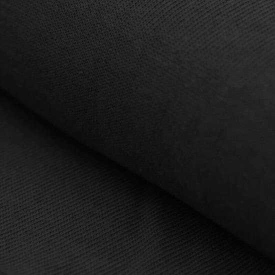 Baby Knit Fabric Cotton Black - (Baby Knit Fabrics)