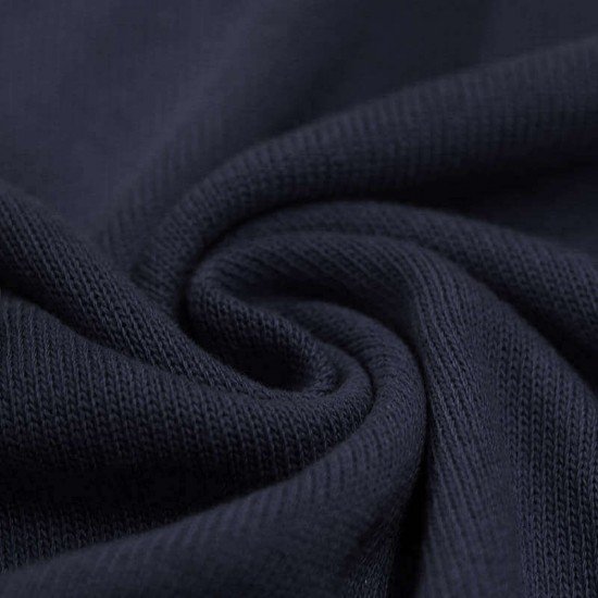 Tessuto A Maglia Per Bambini Di Cotone Marina - (Tessuto A Maglia Per Bambini)