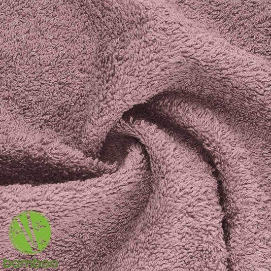 Tessuto Spugna Di Bambù Rosa Antico - (Tessuto Spugna Di Cotone)