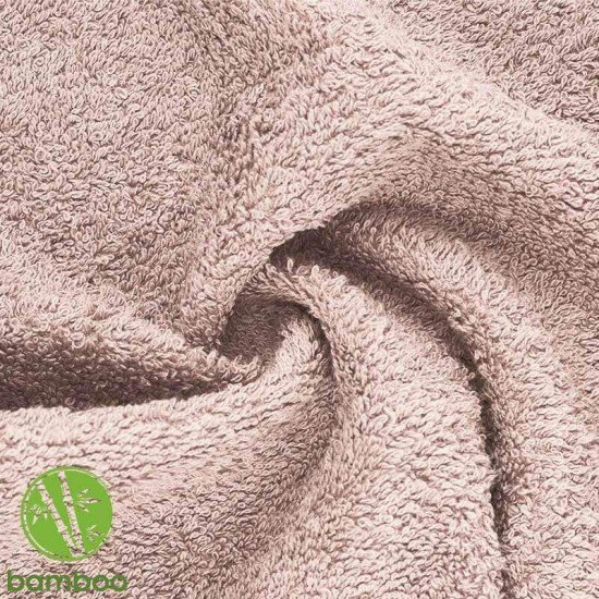 Tessuto Spugna Di Bambù Beige Chiaro - (Tessuto Spugna Di Cotone)
