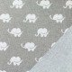Big Knit Jacquard Stof - Olifant Grijs - (Decoratiestoffen)