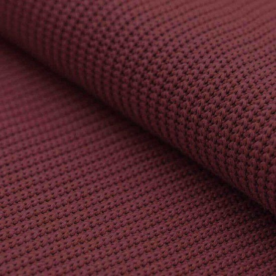 Big Knit Fabric Bordeaux