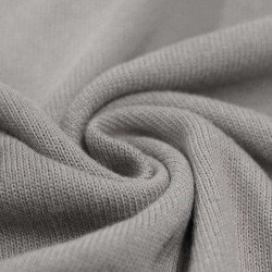 Baby Knit Fabric Cotton Light Grey