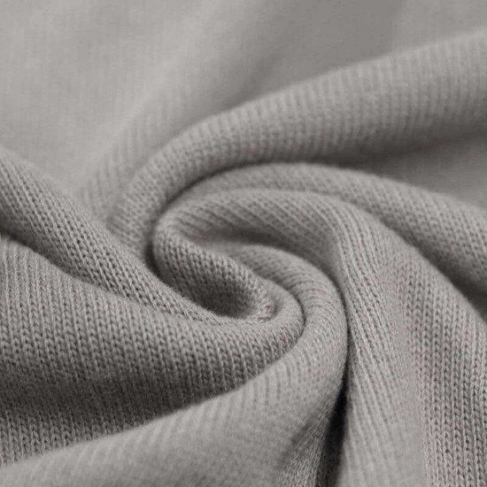 Baby Strickstoff Baumwolle Hellgrau - (Baby Strickstoffe)
