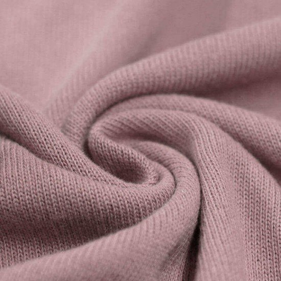 Baby Knit Fabric Cotton Old Pink - (Baby Knit Fabrics)