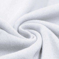 Baby Knit Fabric Cotton White