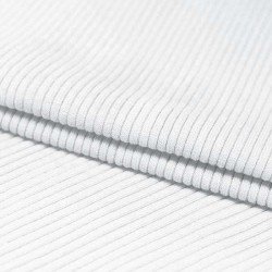Cuffs Heavy Rib Jumbo White