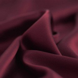 Deluxe Stretch Satin Fabric Bordeaux