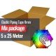 Piping Elastico 8mm 5 Colori x 25 Metri Pacchetto Bundle - (Outlet Del Tessuto)
