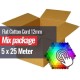 Flat Cotton Cord 12mm 5 Colors x 25 Meter Bundle Package - (Flat Cotton Cord 12mm)