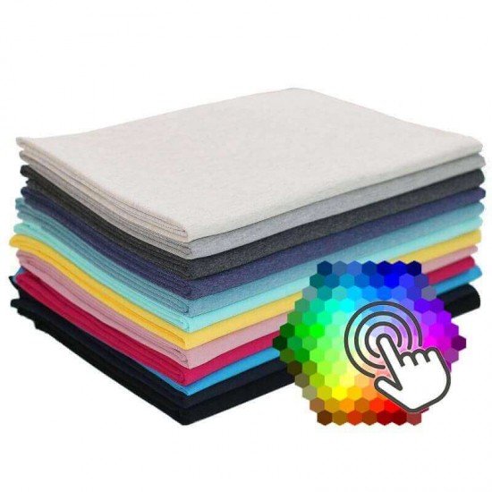 Tessuto Felpa Sweat 12 Colori 1 Metri Pacchetto Tessuto Felpa Sweat 12 Colori 1 Metri Pacchetto - (Tessuti Felpa Sweat)