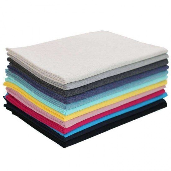 Tessuto Felpa Sweat 12 Colori 1 Metri Pacchetto Tessuto Felpa Sweat 12 Colori 1 Metri Pacchetto - (Tessuti Felpa Sweat)