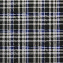 Heavy Jersey Fabric - Scottish Tartan Cobalt