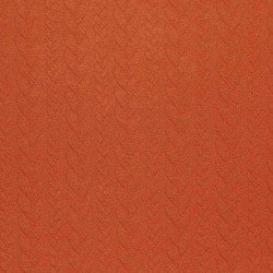 Cable Knit Jacquard Fabric Orange
