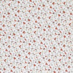Cotton Poplin Digital Print - Romantic Flower
