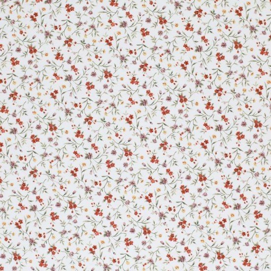 Jersey Cotton Fabric Digital Print - Romantic Flower - (Jersey Cotton Fabric Digital Print)