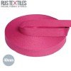 Ruban Sangle Coton Fuchsia 40mm (au Mètre)