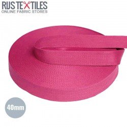 Belt Webbing Cotton Fuchsia 40mm (Per Meter)