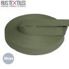 Belt Webbing Cotton Army Green 40mm (Per Meter)