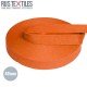 Tassenband Katoen Oranje 40mm (Per Meter) - (Tassenband)