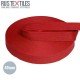 Tassenband Katoen Rood 40mm (Per Meter) - (Tassenband)