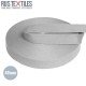 Tassenband Katoen Licht Grijs 40mm (Per Meter) - (Tassenband)
