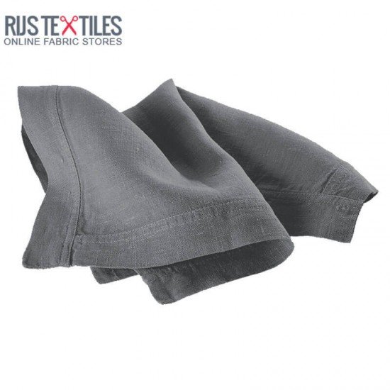 Linen Fabric Grey - (Linen Fabric Washed)