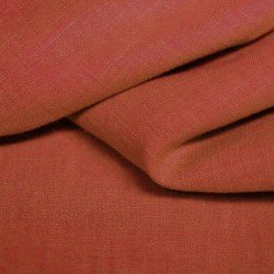 Linen Fabric Burnt Orange