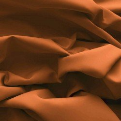 Katoenen Poplin Stof Cognac Katoenen Poplin Stof Cognac