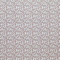 Cotton Poplin Digital Print - Small Olive Branch Old Mauve