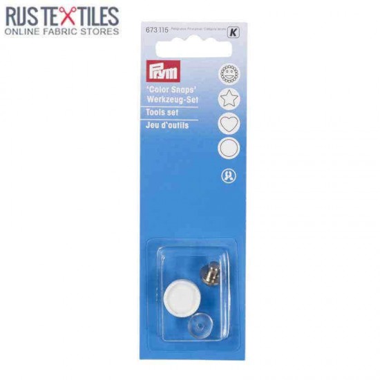 Jeu D'outils Pour Boutons Pressions Color Snaps Prym 673115 - (Accessoires De Mercerie)