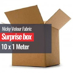 Nicky Velour Fabric Surprise Box 10 x 1 Meter