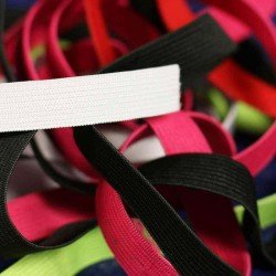 Elastic Tape 15mm 5 Colors x 25 Meter Bundle Package