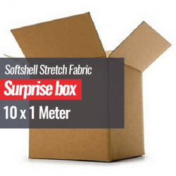 Softshell Stretch Fabric Surprise Box 10 x 1 Meter