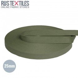 Belt Webbing Cotton Army Green 25mm