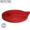 Belt Webbing Cotton Red 25mm