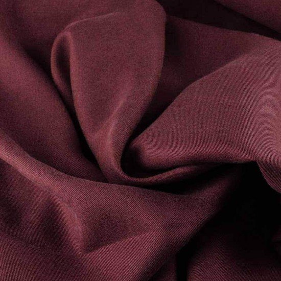 Tissu Tencel De Sergé Bordeaux - (Tissus De Mode)