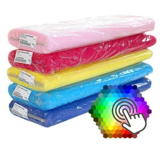 Tulle Fabric 5 Colors 40 Meters Package - (Tulle Fabric)